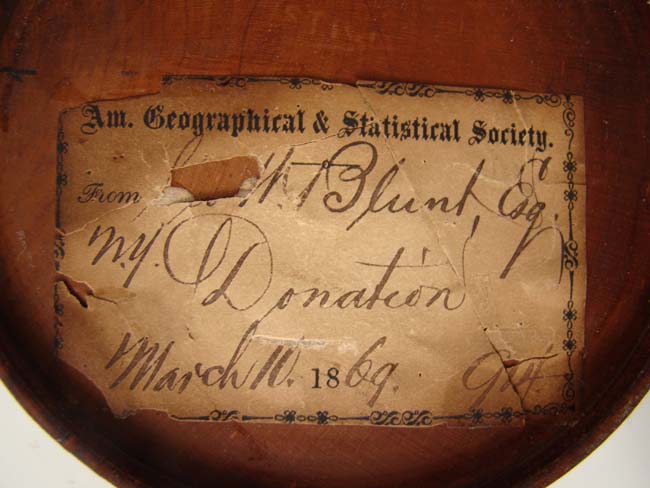 A rare Japanese Mariner's Compass presented to the 'American Geographical Society' in 1869 — image 2